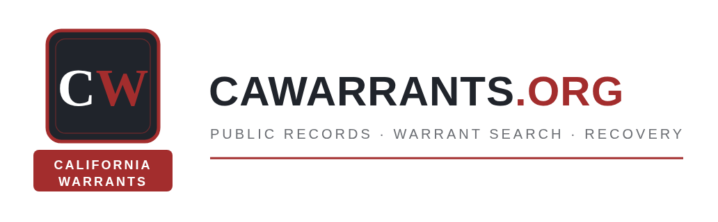 CAWarrants.org California Warrants